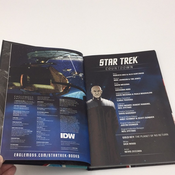Star Trek Graphic Novel Collection Countdown Hardcover Book 2016 - Picture 4 of 7